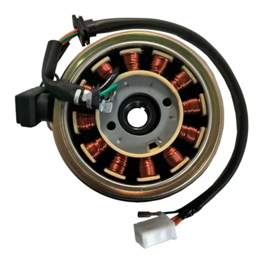 

Статор + маховик в сборе GY6 125cc 150cc 180cc 200cc 12 катушек магнето Статор для китайского скутера, мопеда, квадроцикла, картинга, квадроцикла 152Q