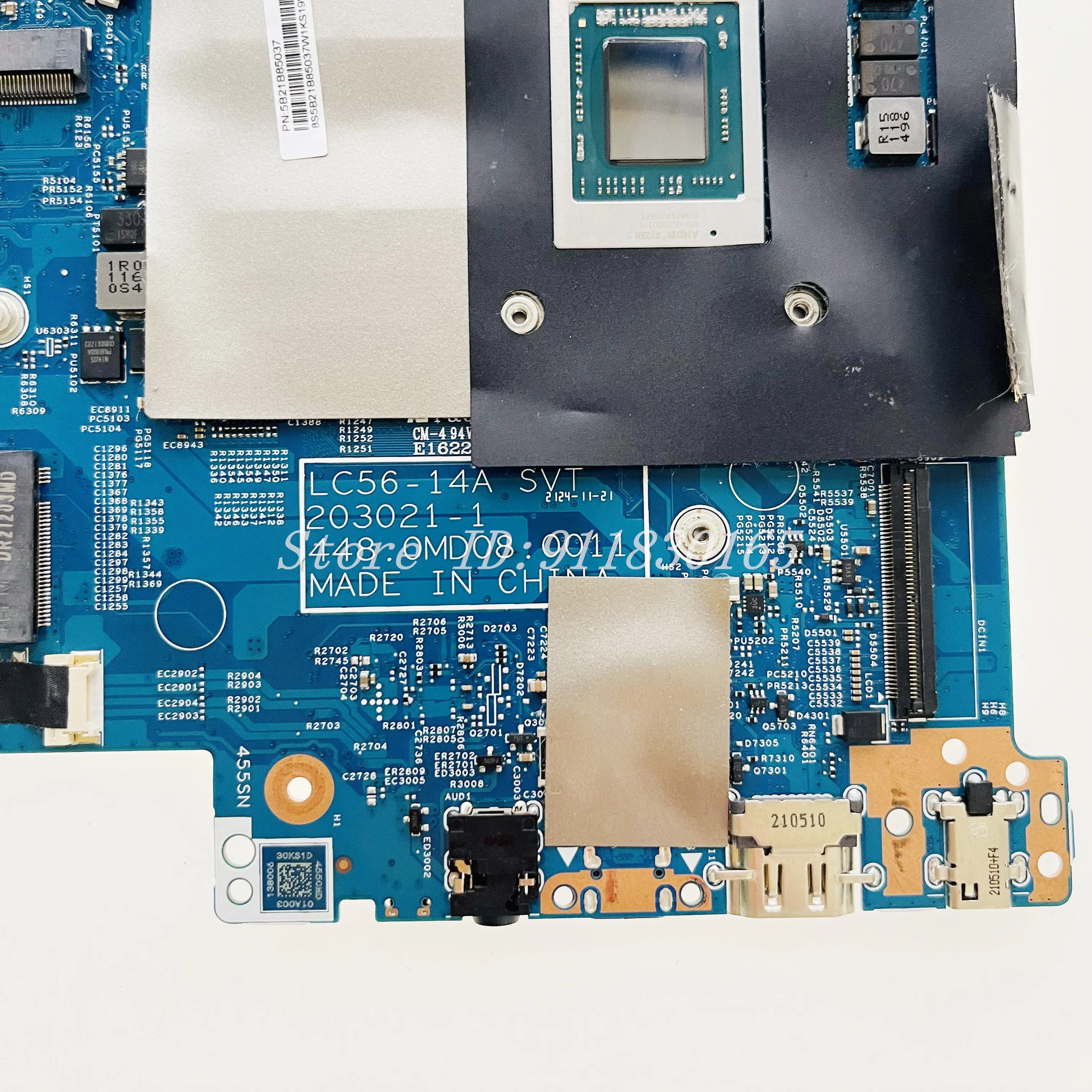 For Lenovo IdeaPad Flex 5-15ALC05 Laptop Motherboard LC56-14A SVT