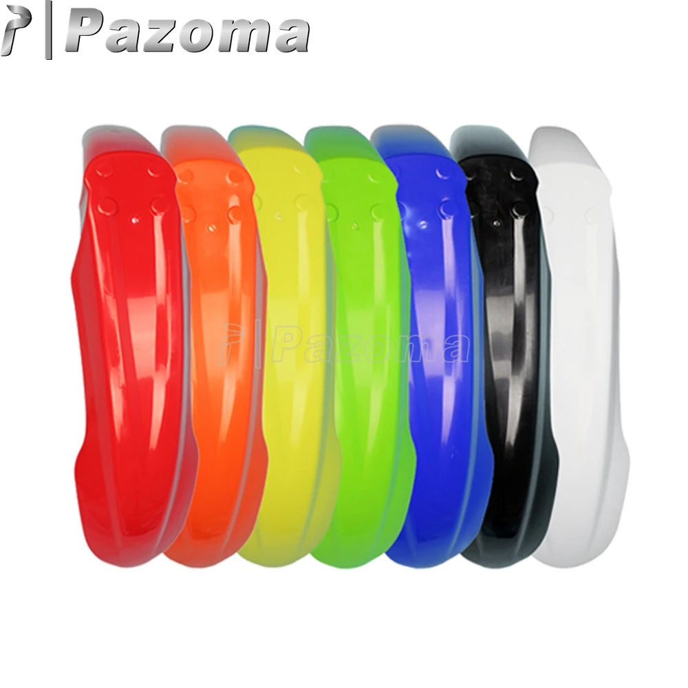PAZOMA Green Motorbike Supermoto Universal Front Fender Mudguard for Kawasaki KX125 KX250 KX500 KDX200 KDX220 KX85 KX65 KX100