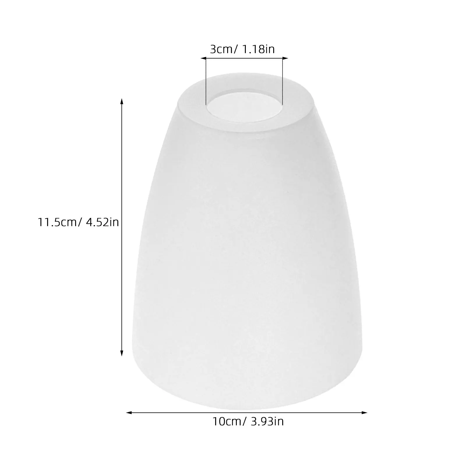 4Pcs Plastic Lamp Cover Flat Head Simple Lampshade for Table Floor Wall Lamp Lighting Accessory Flat Head Lampshade