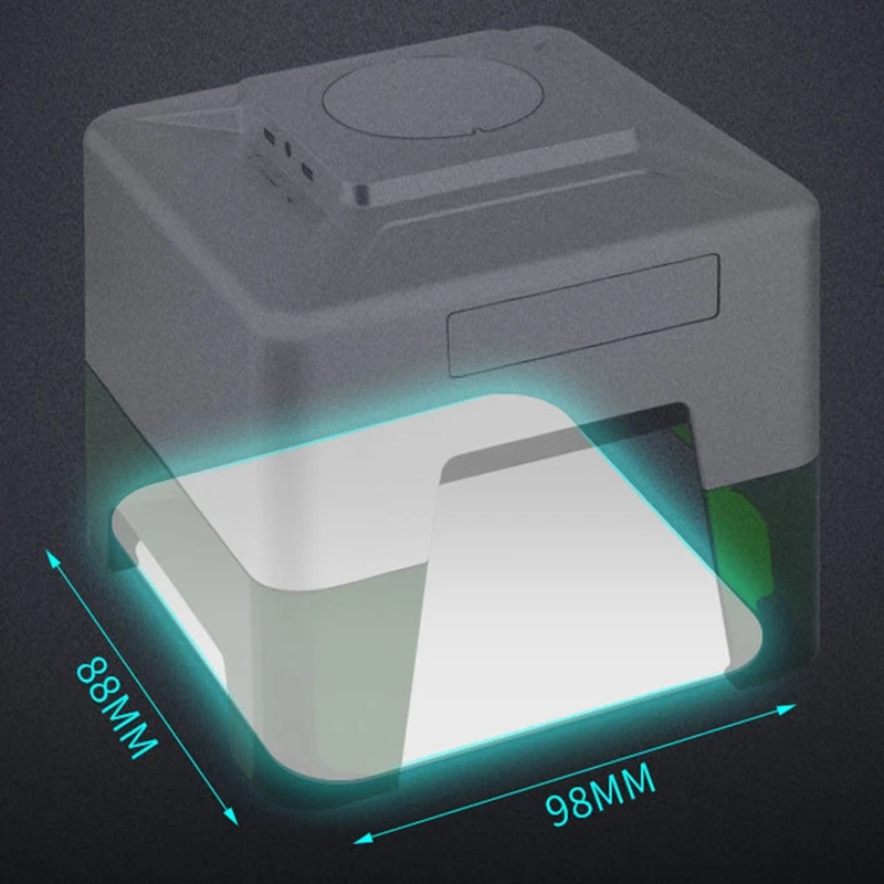 Mini máquina de gravação a laser, 1.6W, poder, para madeira, Wireless BT, App Control, presente de aniversário, DIY