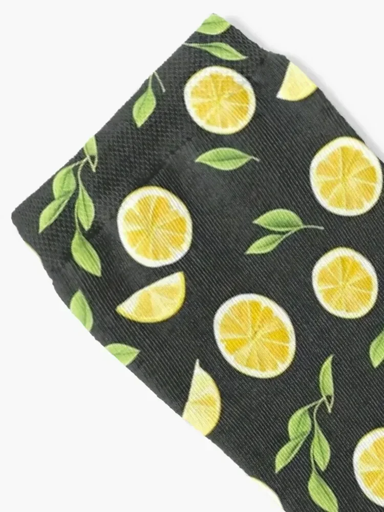 Freshly cut lemons Socks Running Rugby Male Socks Women's