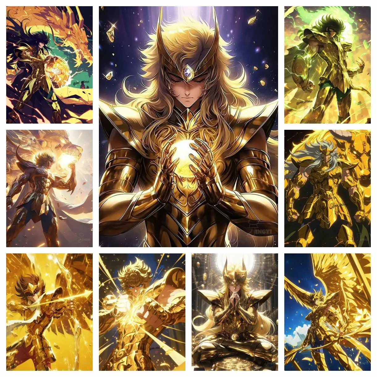 

Набор для алмазной вышивки Saint Seiya 2025: Японское аниме, 5D DIY алмазная вышивка, вышивка крестом, ручная работа, подарок, декор для дома