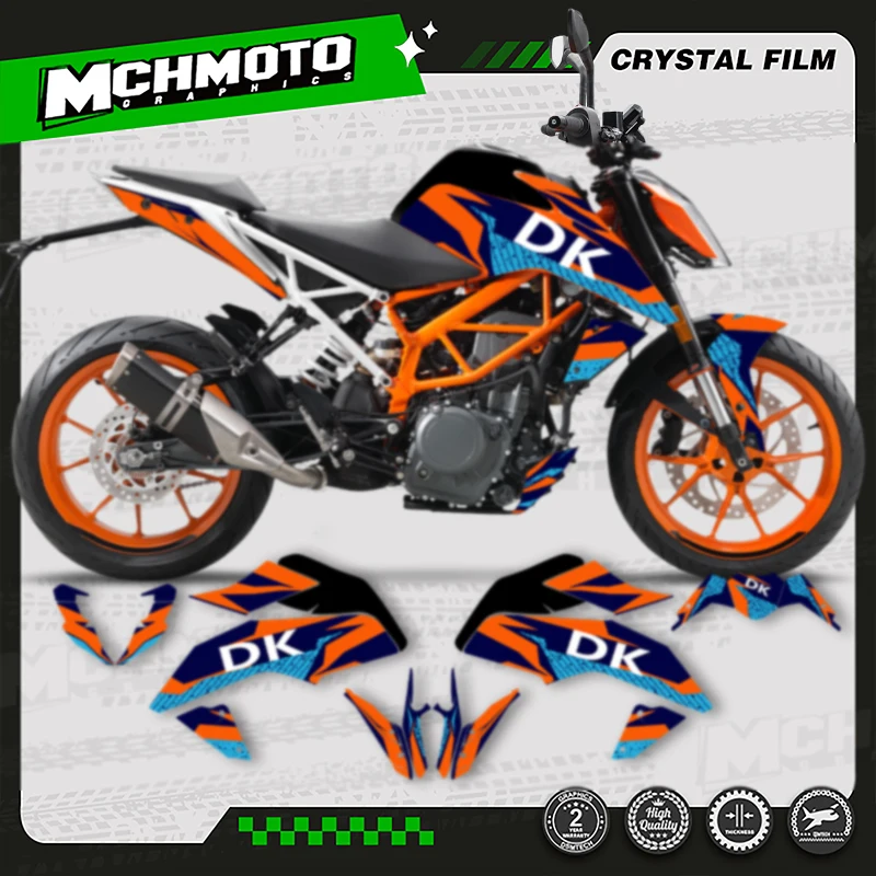

MCHMFG For KTM Duke 125 390 2017 2018 2019 2020 Custom Team Full Set Motorcycle Graphics Background Decals Stickers Kits