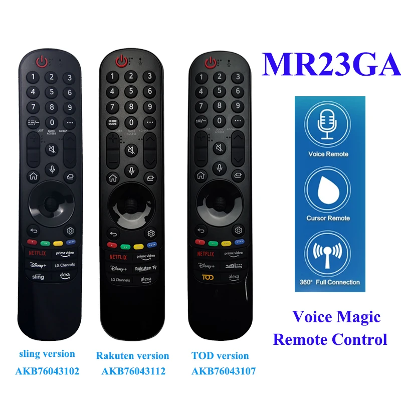 

MR23GA AKB76043102 AKB76043112 AKB76043107 Remote Control Replacement with Voice Pointer Function Suitable for 2023 UHD OLED TV