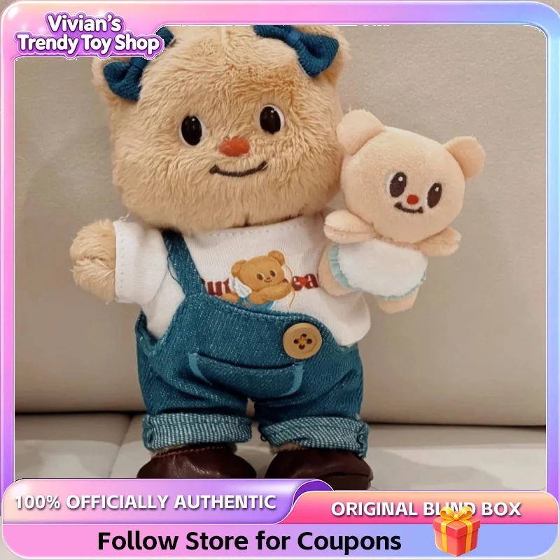 Genuine Butterbear OOTD Dress Up Blind Box Vinyl Plush Cute Bag Charms Trendy Toy Mini Figures Desktop Ornaments Birthday Gift