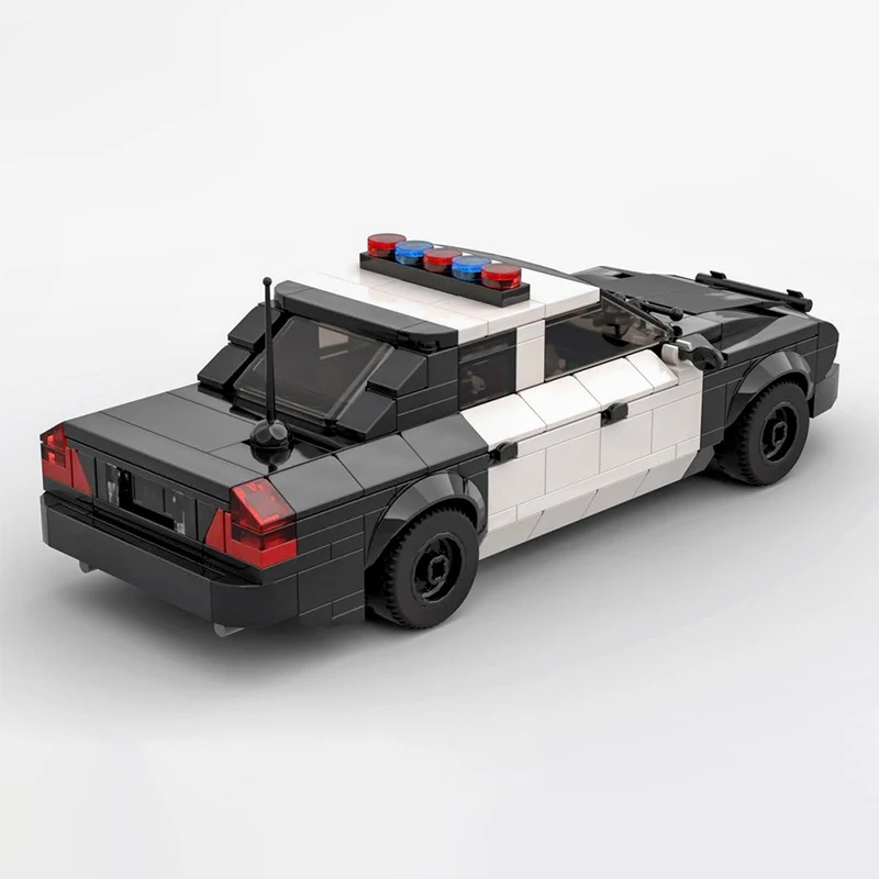 378 قطعة جديد Fordeses التيجان فيكتوريا الشرطة اعتراضية مدينة سيارة نموذج مركبة اللبنات الطوب لعبة الصبي هدايا أعياد ميلاد للأطفال #2