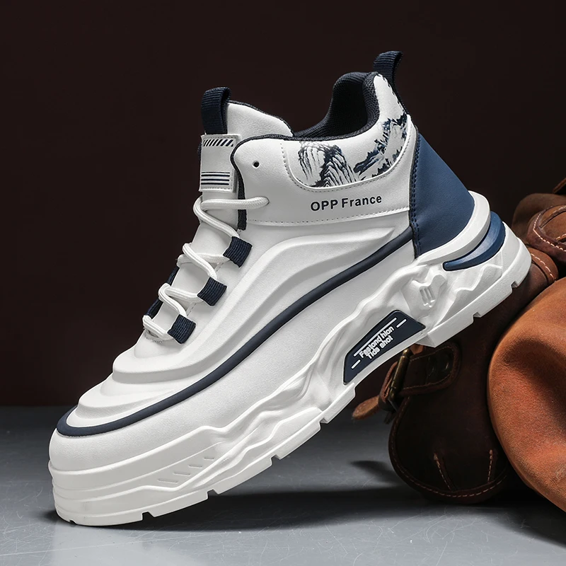 

2025 Spring/Autumn Men's Trendy Dad Shoes - Ultra Popular Mesh Breathable Thick-Sole Fashion Sneakers, Stylish & Versatile