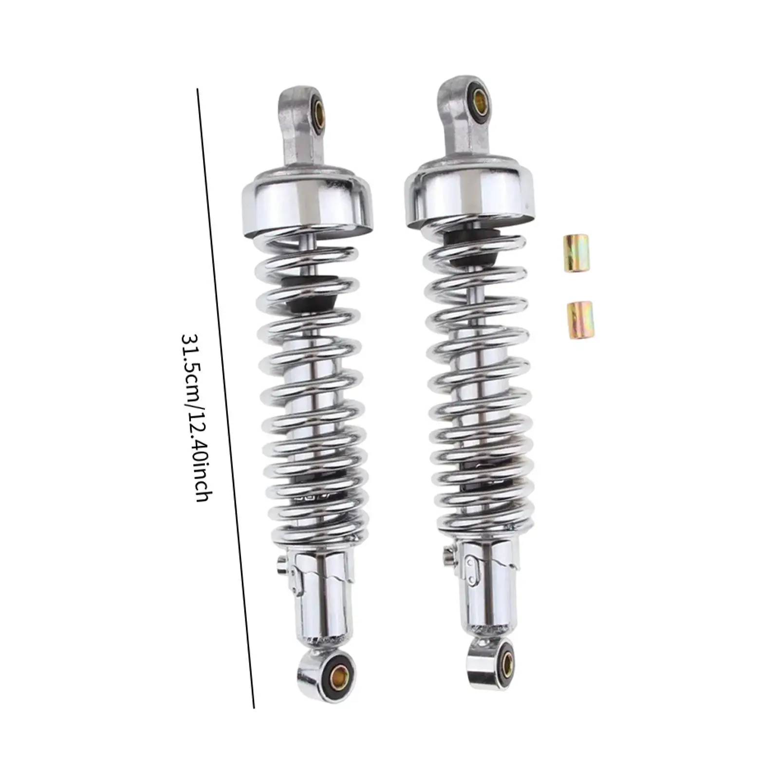 2Pcs Rear Shock Absorber Heavy Duty Upgraded Parts High Performance Accessories Strong Load Bearing Weighted Replaces for Yamaha