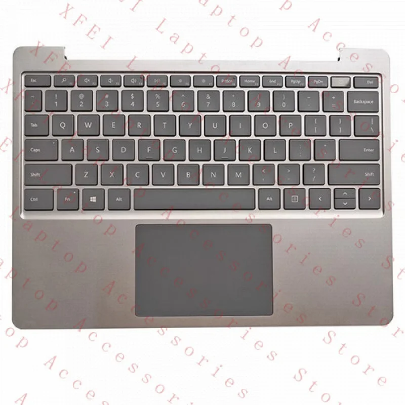 

F Palmrest US Keyboard Touchpad Silver for Microsoft Surface Laptop GO 1 2 1943