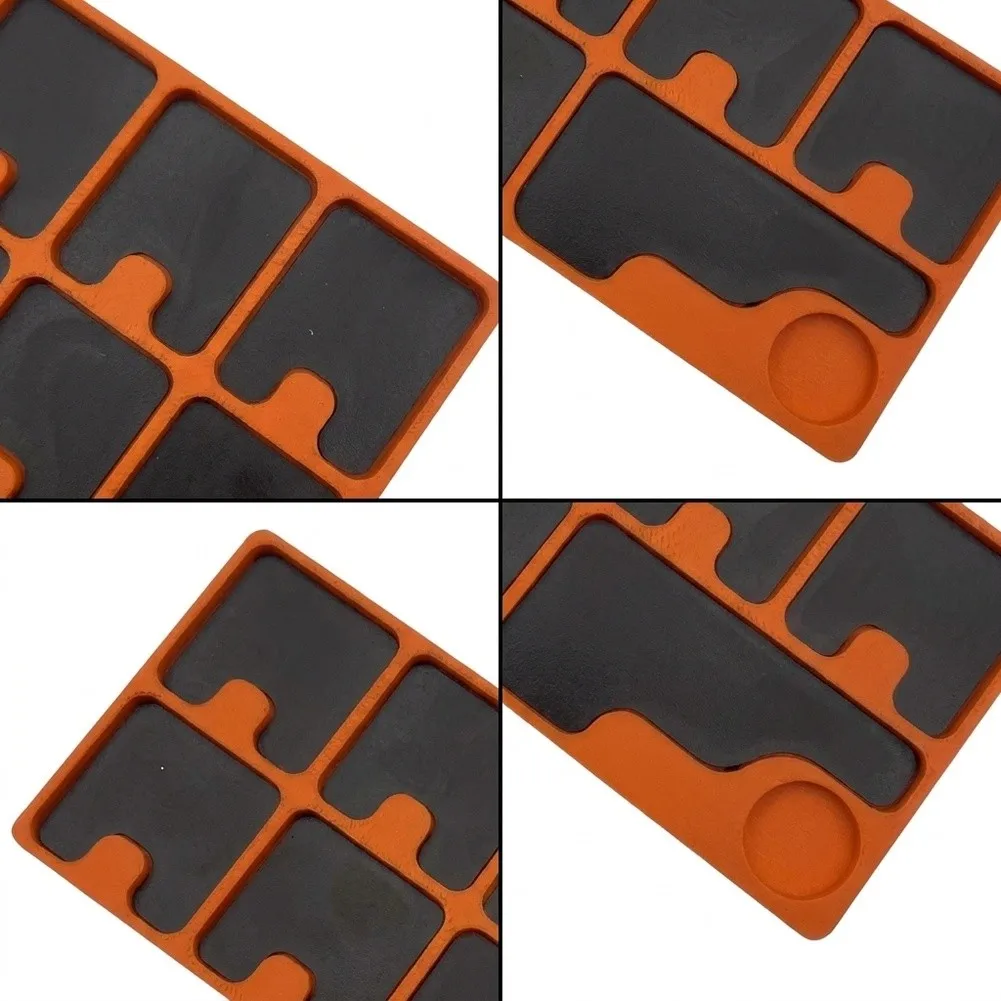 Reusable Magnetic Organizer Tray for Repeated Use in Device Repairs Screws Nuts Washers Sorting 11.95x6cm 10x10cm