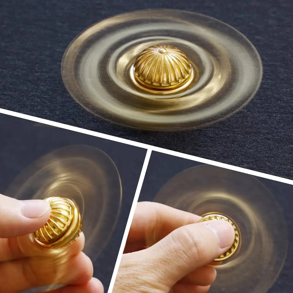 Metallic Spinner Fidgeting Toys, Antistress Metallspielzeug EDC Fidget Spinner für Angst Erwachsene Kinder Sensorisches Stressabbau-Spielzeug