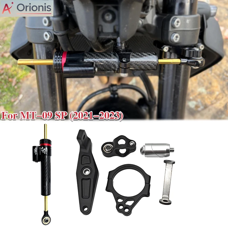 

Speed Wobble Safety Accessories For YAMAHA MT-09 MT09 SP 2021 2022 2023 Motorcycle Steering Damper Bracket Stabilizer Support