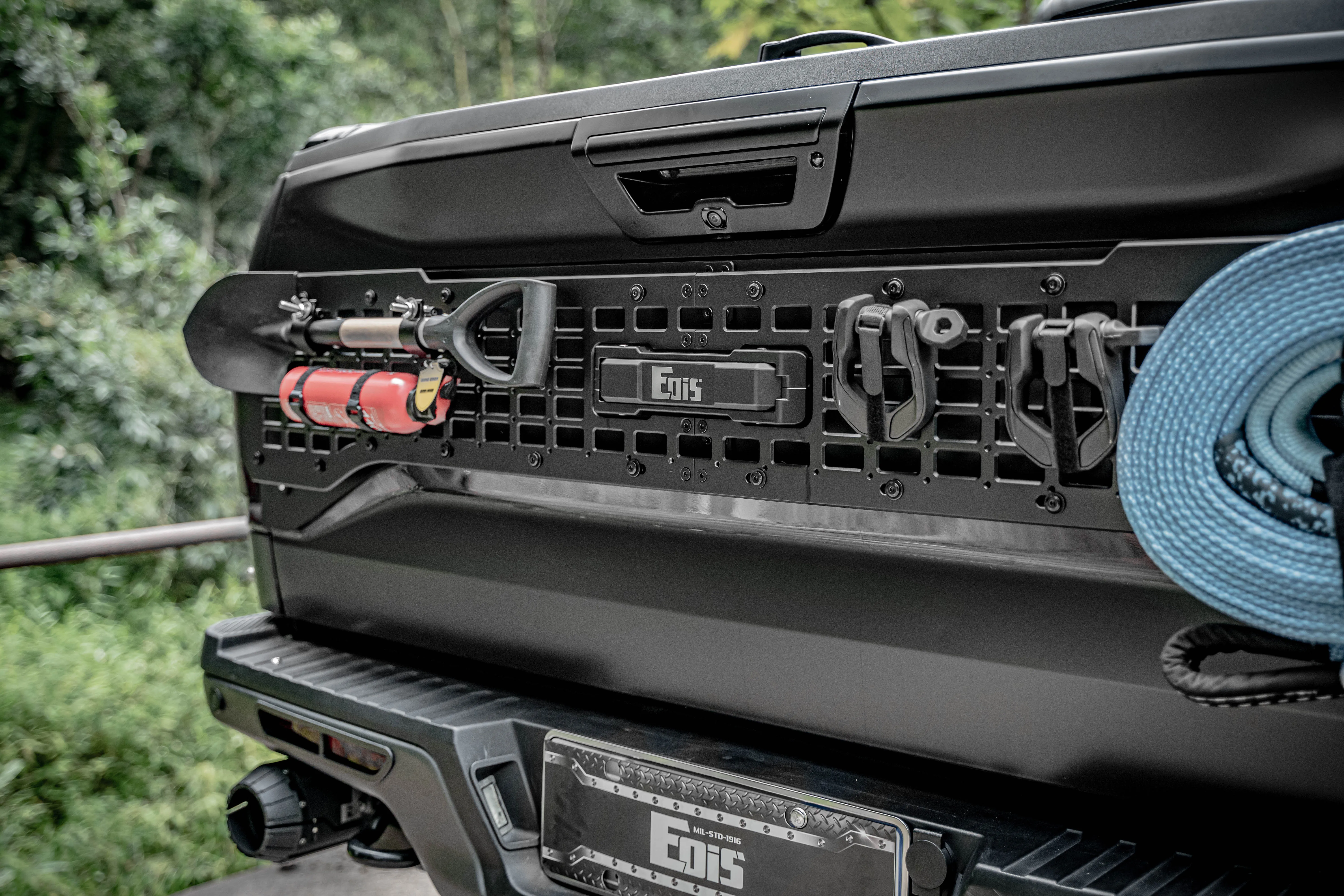 أجزاء ملحقات رابتور TLF Eois 2017-2020 لوحة معدات الباب الخلفي من سبائك الألومنيوم لـ F150 #4