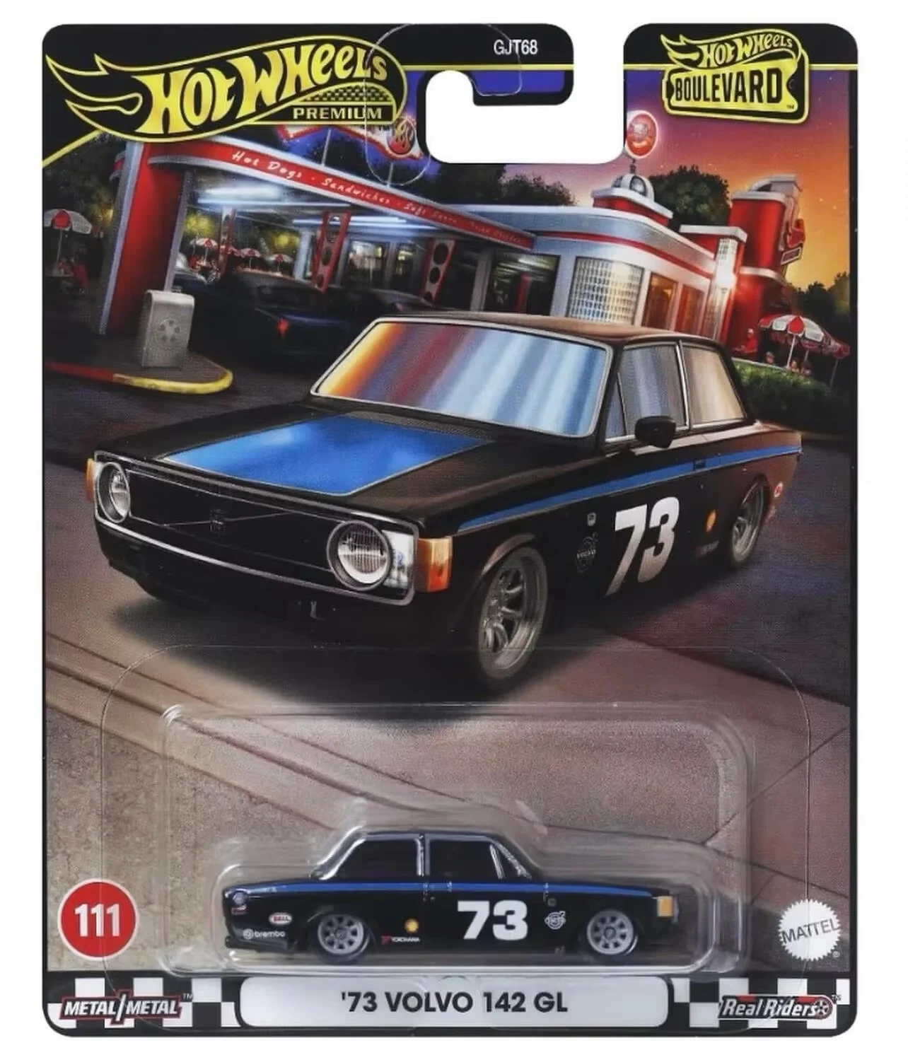 Em estoque rodas quentes boulevard mix 5 gjt68 original 1:64 modelo fundido modelo de carro colecionável veículo meninos presentes de aniversário brinquedos