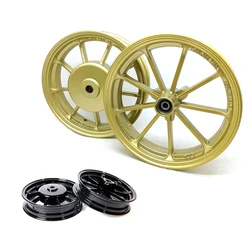 Motorcycle Modified Wheels Disc Brake For Yamaha 100cc FORCE RSZ JOG CUXI GY6 10-inch Aluminum Alloy Front Back Wheels Rim