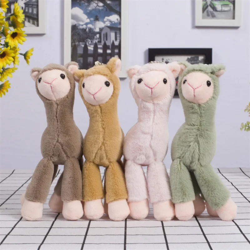 100pcs Manufacturer Supply Multi-color Alpaca Plush Bag Pendant Lamb Doll Grabber,Deposit First to Get Discount much  Welcome