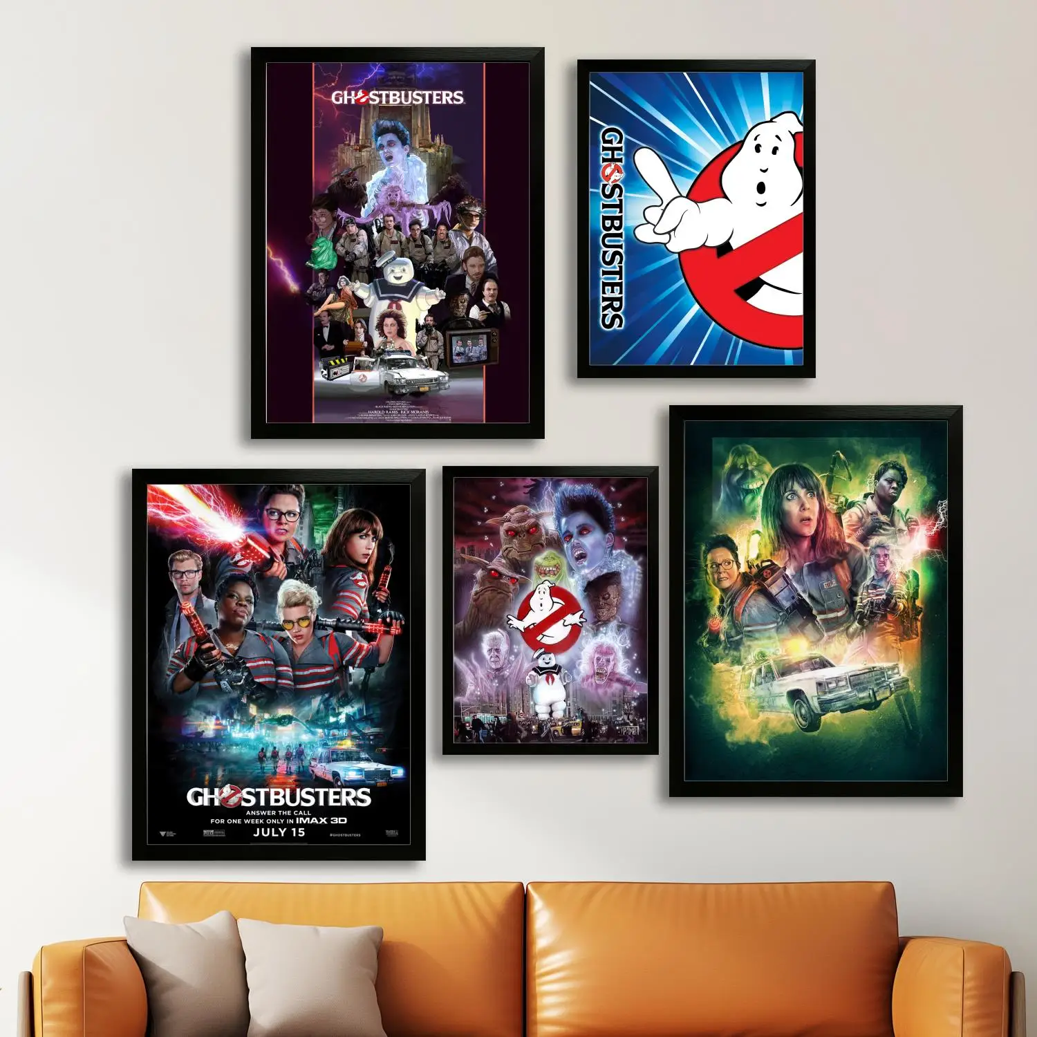 ghostbusters Canvas Art Poster and Wall Art Picture Print, Modern Family Bedroom Decor Posters,Decorative painting