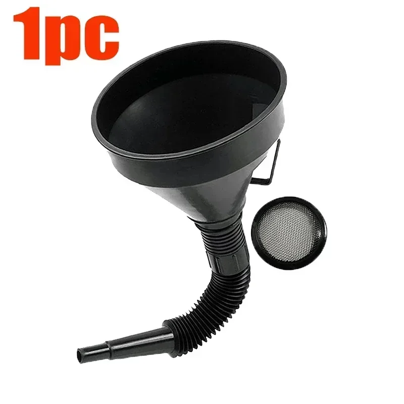 Car Styling with Spout Pipe Pour Diesel Gasoline Car Truck Motorcycle Filled Universal Car Repair Tool Oiler Filter Funnel Tools