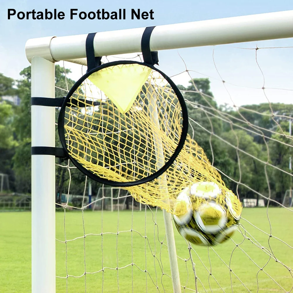 Foldable Soccer Target Goal Net Easy To Attach and Detach To The Goal Soccer Field Nets Target with Highlighted Scoring Zones