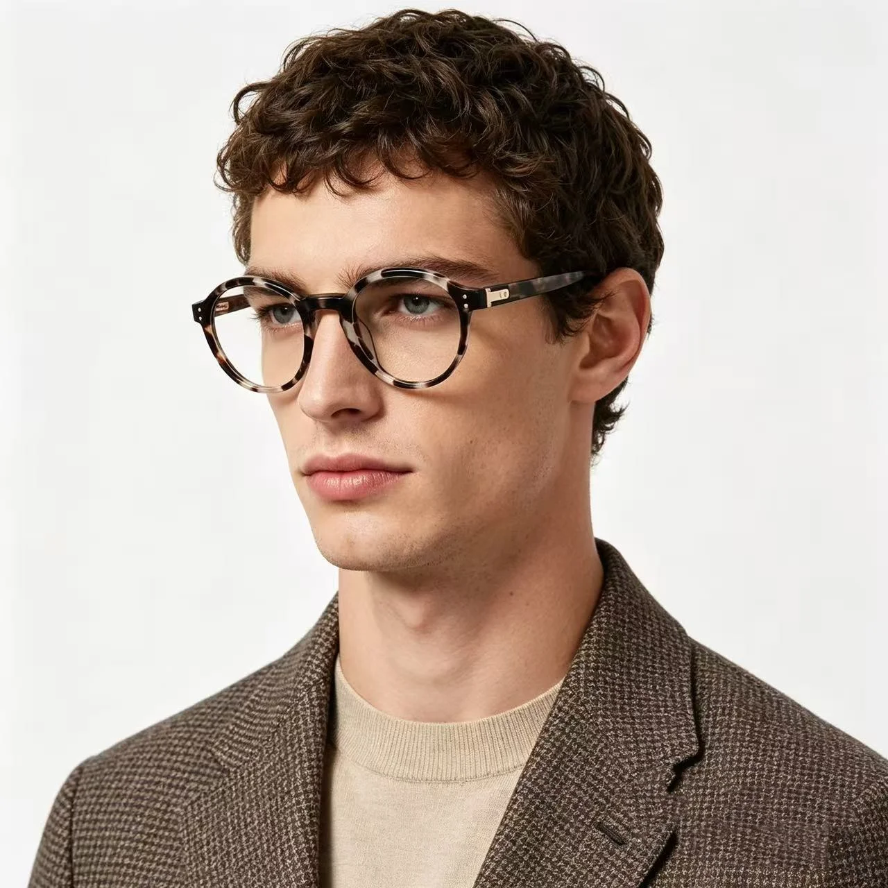 

Vintage Reading Glasses Handmade Acetate Glasses Frame Eyeglasses for Men Women Japanese Retro Optical Glasses Frame