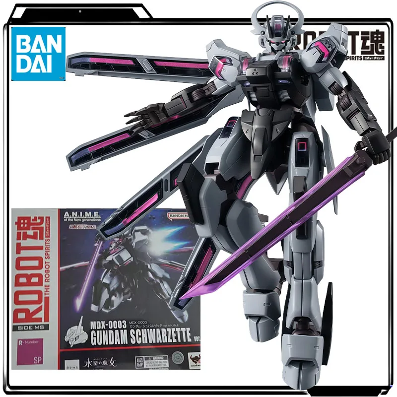 

Bandai Genuine ROBOT Anime Figure MDX-0003 Gundam Schwalbezett Action Figure Toys for Boys Kids Gift Collectible Model Ornaments