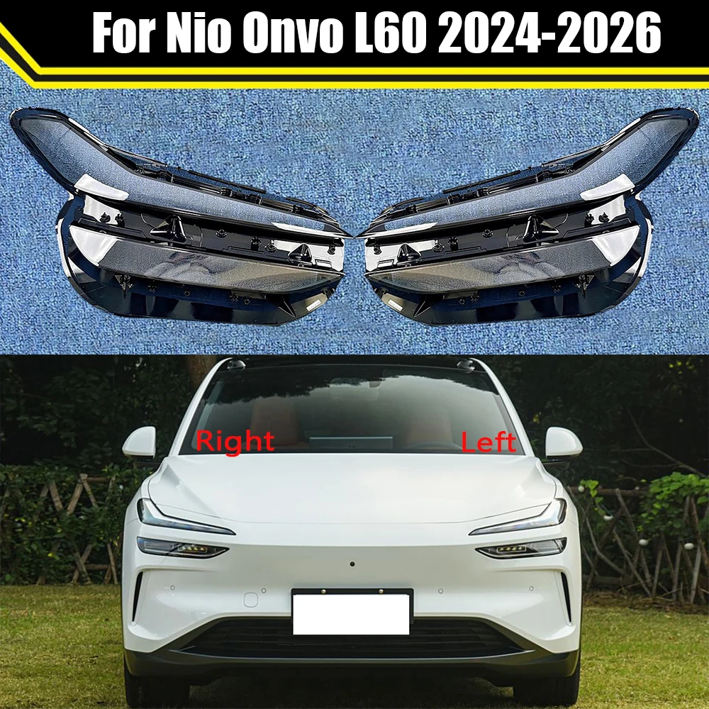 

Headlight Shell Headlight Lens Lampshade Cover Headlamp Lens Light Protection Mask For Nio Onvo L60 2024 2025 2026 Lampcover