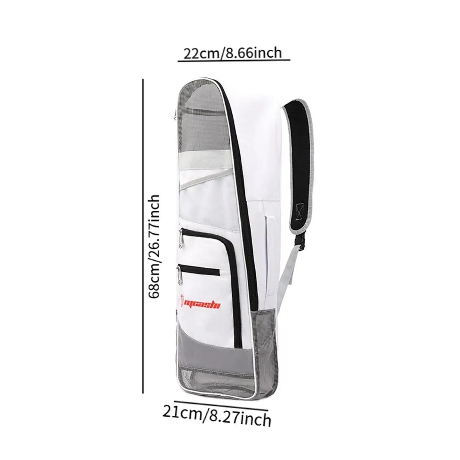 Snorkeling Backpack Fins Storage Bag Snorkel Mask Large Capacity Portable Equipment Organizer for Swimming Traveling Workout image 6