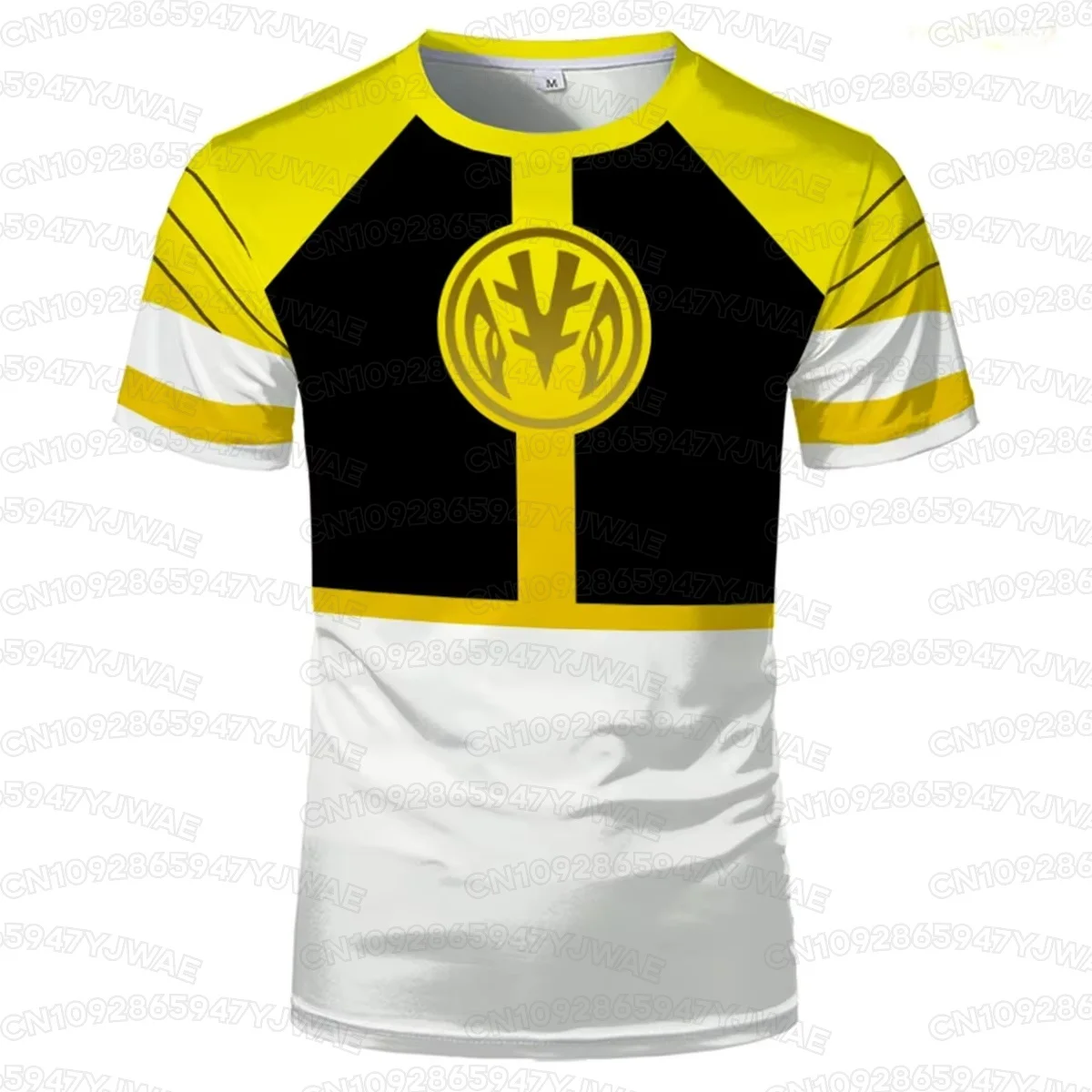 Sommer Mehrfarbiges Ranger Power Ranger T-Shirt Outdoor Fitness Training Top Erwachsenen Kampfsport Kinder Kurzarm T-Shirt – Detail 4