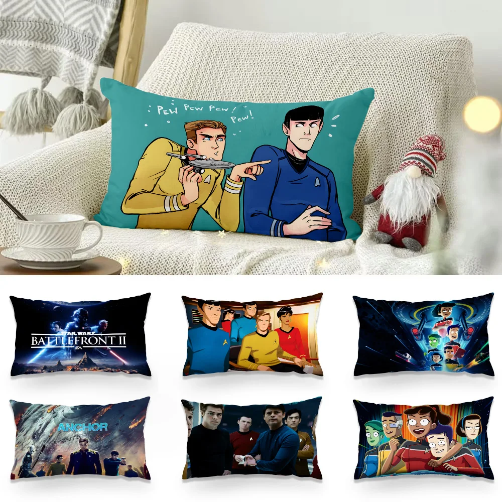 Double-sided Printing Rectangle Pillow Star T-Trek Case Bedside Pillowcase Sofa Cushion Cover Room Home Decoration