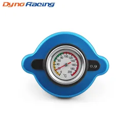 Universal Truck Water Tank Thermostatic Radiator Cap Cover With Temperature Gauge Meter Accessories 0.9 Bar BX102215