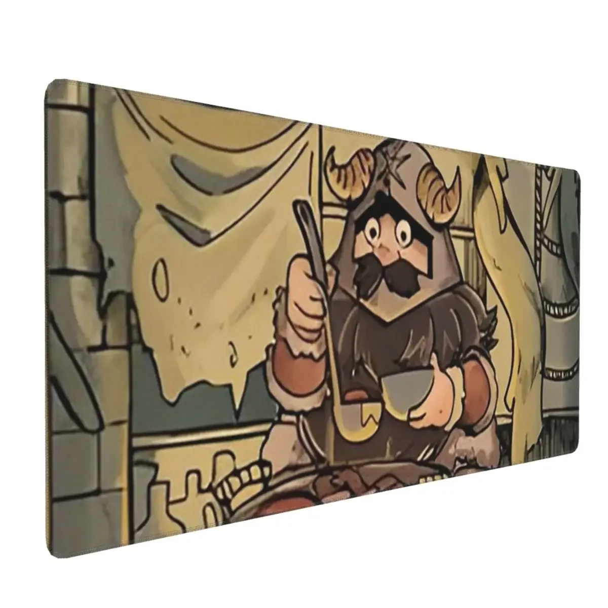 Dungeon Meshi Delicious In Dungeon Senshi Cooking Large Mouse Pad Computer Keyboard Mouse Mat Gamer PC Laptop Desk Mat Table Mat