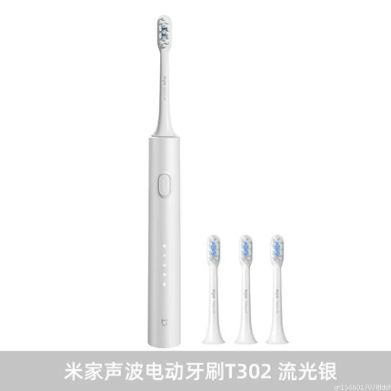 2022 Xiaomi Mijia โซนิคไฟฟ้าแปรงสีฟัน T302ในครัวเรือนกันน้ำชาร์จนักเรียนแปรงสีฟันหัวแปรงนุ่มสำหรับ Home
