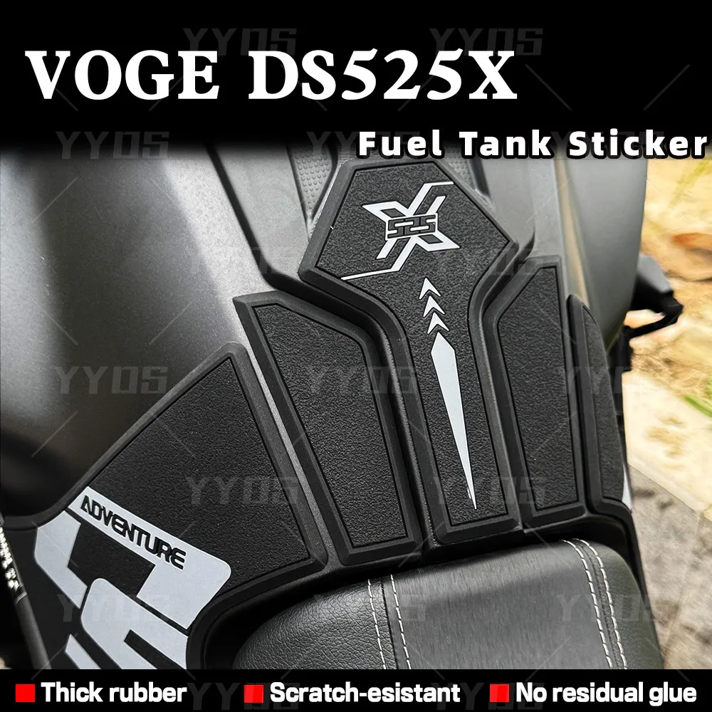 

3M Frosted Motorcycle Accessories Sticker Rubber Fuel Tank Pad Protector Non-SlipFor VOGE DS525X DS 525 X DSX 525 dsx 2023-2024