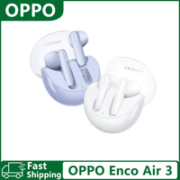 OPPO ENCO Air 3 TWS Earphone Wireless Bluetooth 5.3 Earbuds AI Noise Cancelling 25 Hour Battery Life IP54 For OPPO Reno 12 Pro