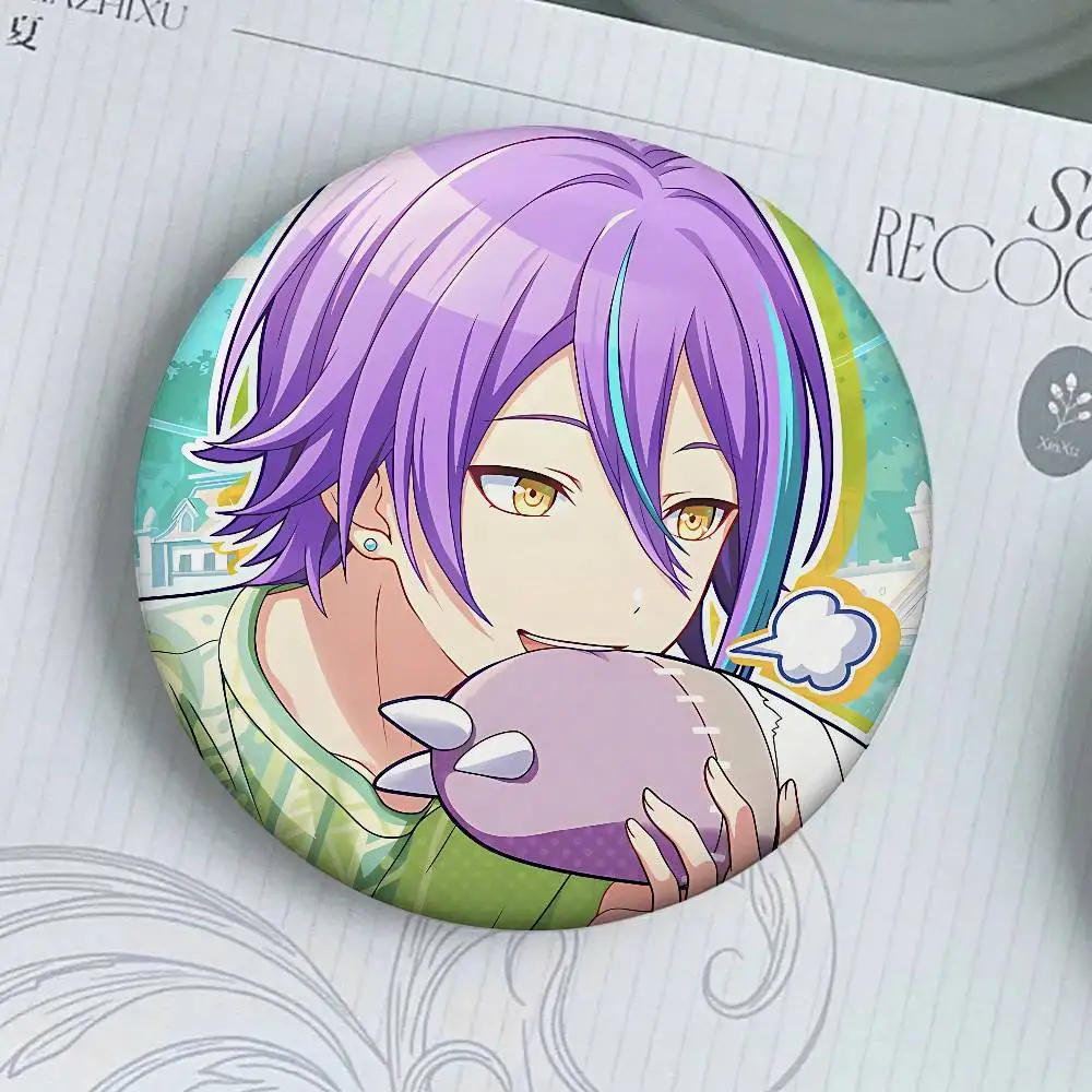 أنيمي K-كامشيرو روي شارات شارات الكرتون دبابيس مستديرة على ظهره سترة الاكريليك زر دبابيس جمع الهدايا #4