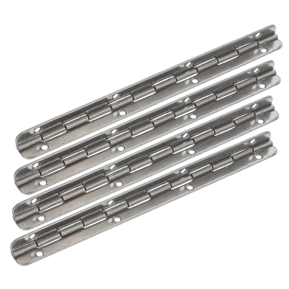 

4Pcs Piano Hinges Stainless Steel Heavy Duty for Wood Jewelry Box Mini Hinges Smooth Operation Cabinet Door Hardware