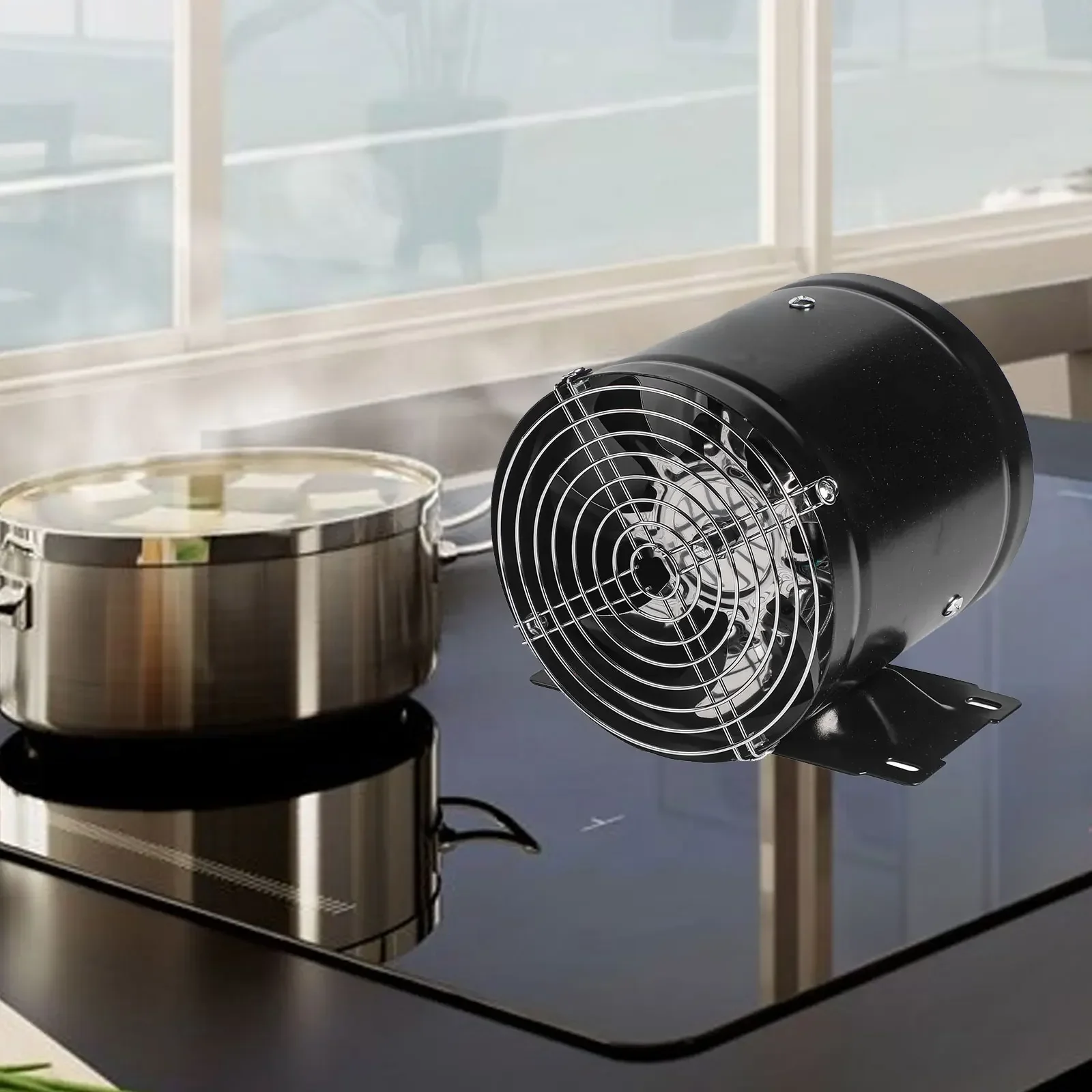Efficient Ventilation 6inch Wall Fan Mute Exhaust Fan Seven Thickened Blades User-friendly Operation Efficient Air Circulation