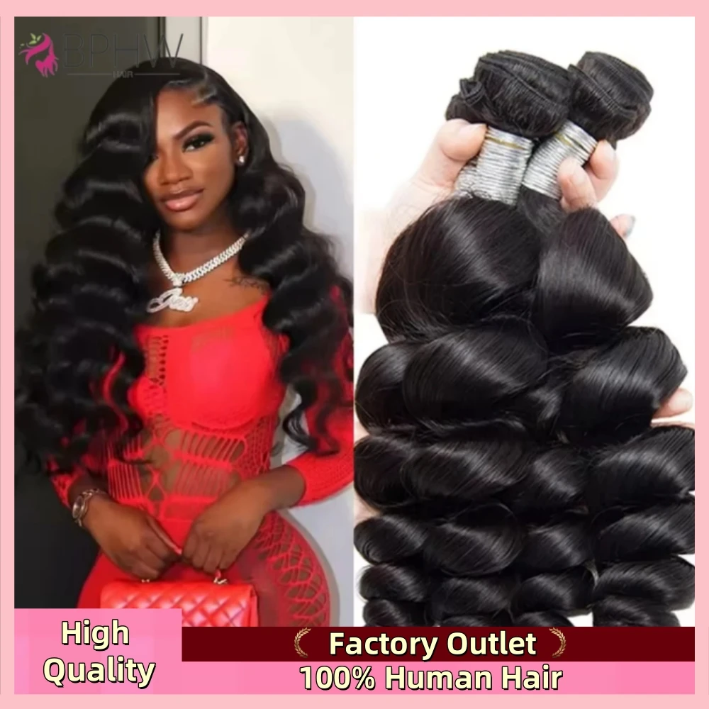 12a onda solta pacotes 100% extensões de cabelo humano tecer cabelo malaio tissage cheveux humain onda 1 3 4 pacotes para preto