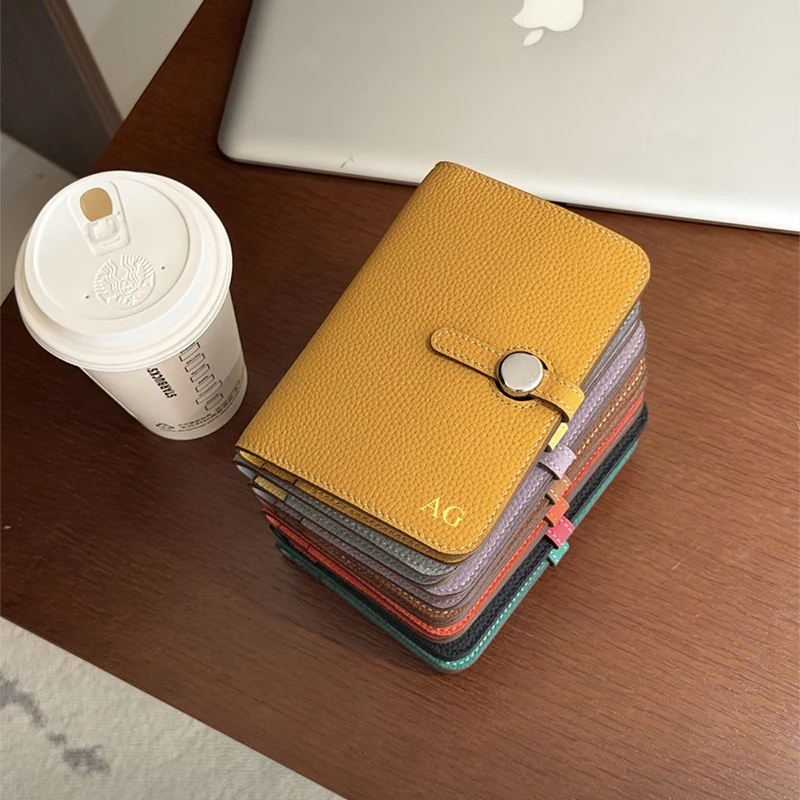 Luxury Fashion Lady Real Leather Passport Wallet Custom Name Cowhide Woman Travel Passport Holder Versatile Coin Purse Card Bag