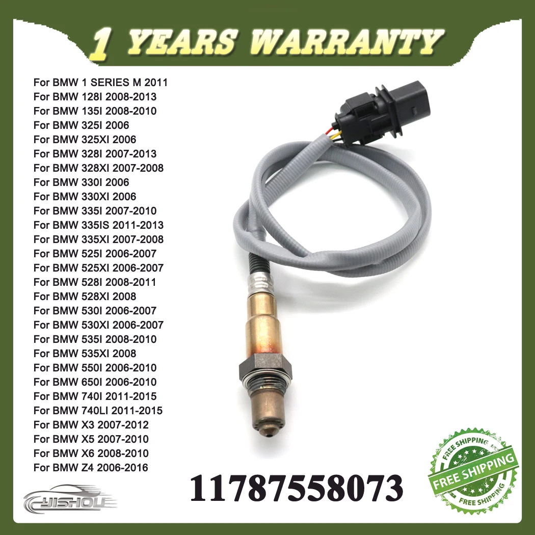 

Новый 11787558073 2345138 Датчик кислорода соотношения воздуха и топлива Лямбда O2 для BMW 1 SERIES M 3 5 SERIES 650I 740I 740LI X3 X5 X6 Z4 2006-16