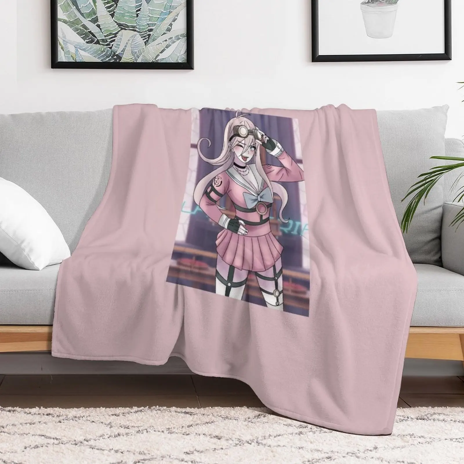 Miu Iruma Throw Blanket Weighted Winter beds Blankets