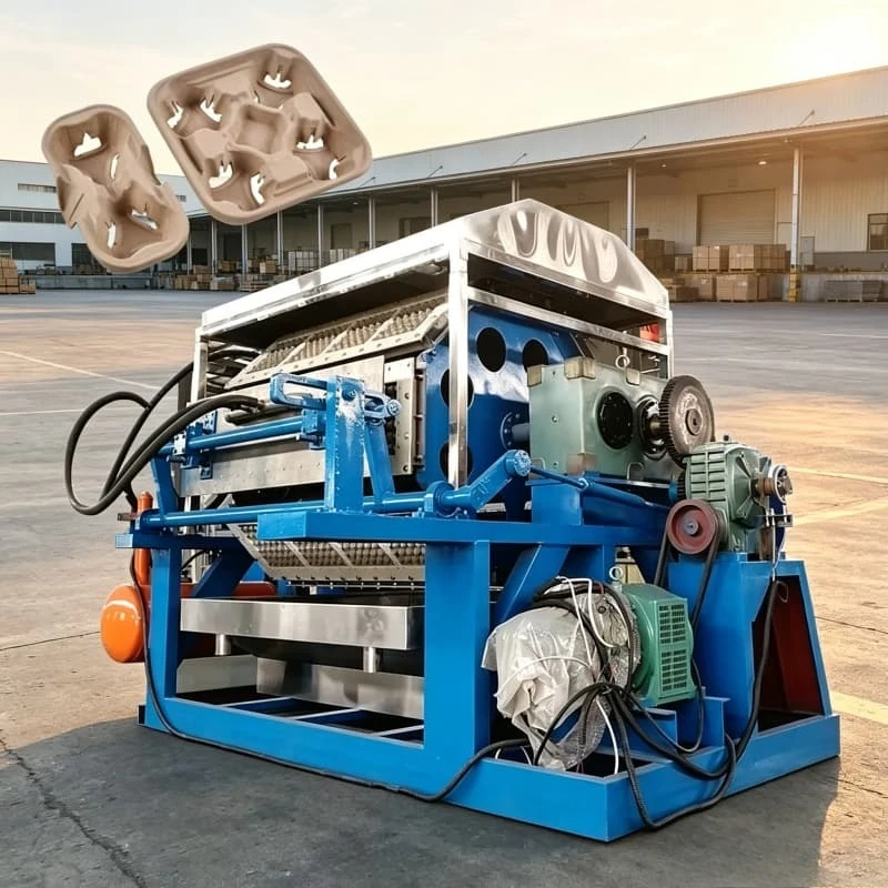 2000-5000Pcs/h Full Automatic Egg Tray Machine Paper Pulp Recycling Continuous Production Equipment Customized