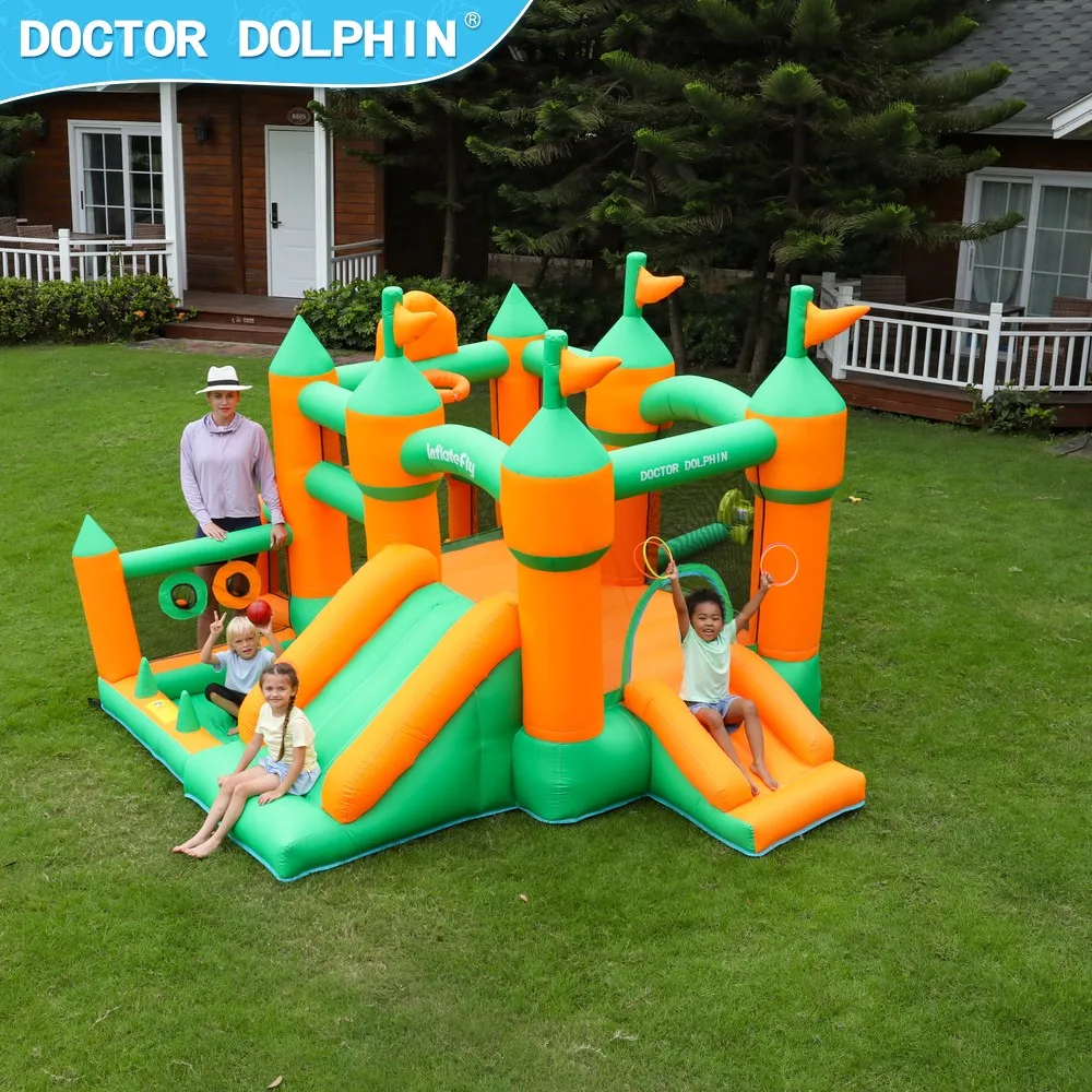 Hot Sale Mini Household Inflatable Bounce House Small Slide Combo Jumping Castle for Kids for Home Use