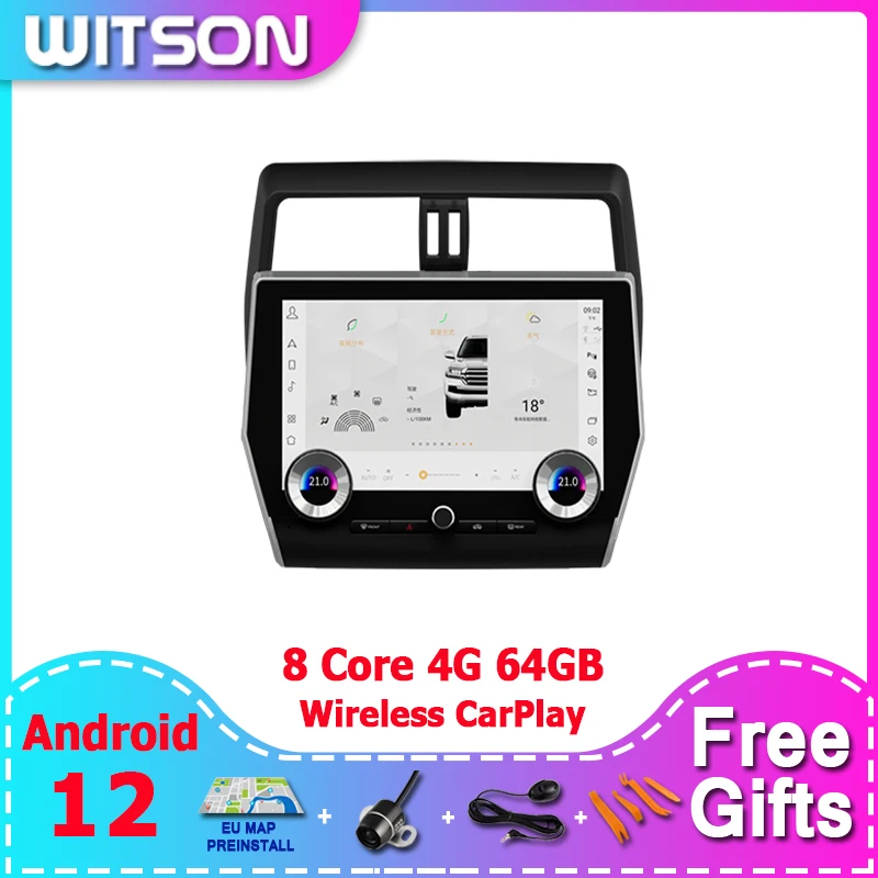 

WITSON Android 12 Car Multimedia For TOYOYA PRADO 2010 2011 2015 2016 2017 2019 2020 2021 2022 2009-2016 Autoradio Auto Stere