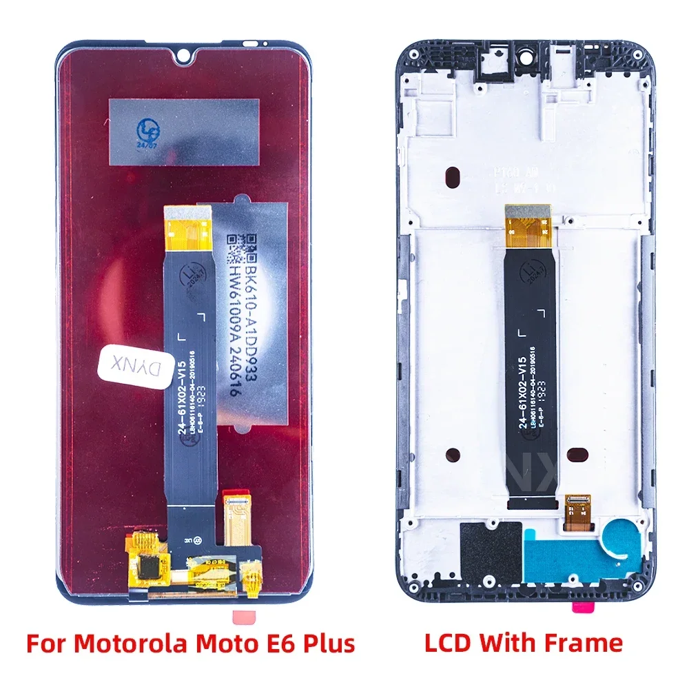 NEW For Motorola Moto E6 Plus XT2025 XT2025-1 XT2025-2 LCD Display With Touch Screen Digitizer Assembly Replacement Repair Parts