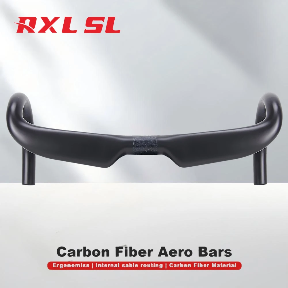 Road bike handlebars 31.8mm RXL SL carbon fiber racing handlebars 400/420/440 Road bike interior aerodynamic learning handlebars