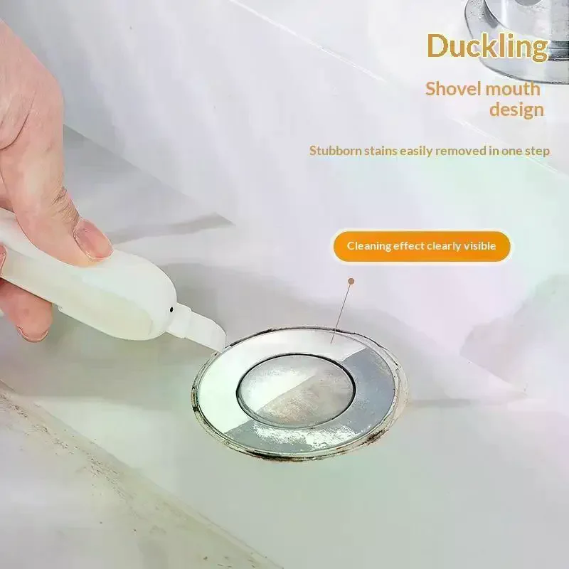 Dust Stain Removal 2-in-1 Duck Shaped Shovel Double Head Cleaning Clip for Home Air Conditioner Vent Clean