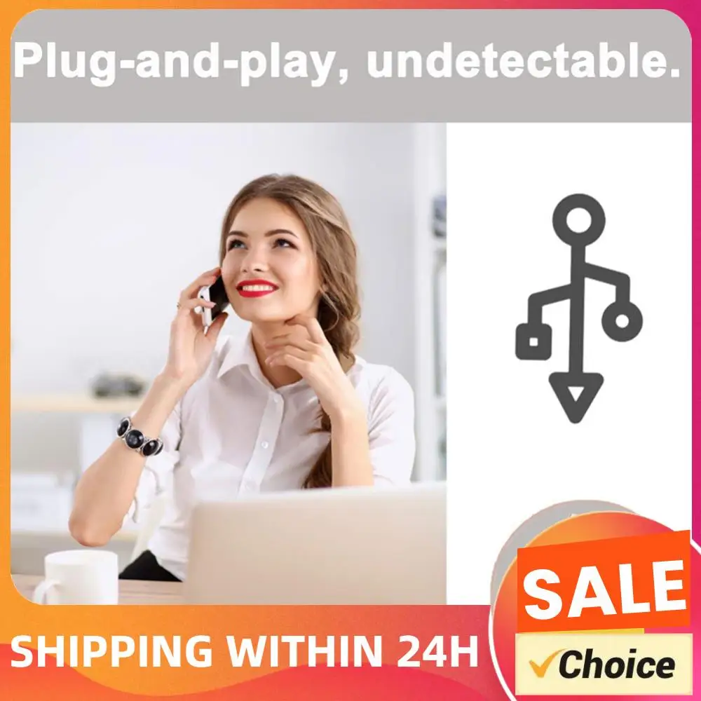 Mini Automatic Mouse Jiggler Mover ON/Off Button USB Mouse Movement Simulator Plug and Play Keeps Awake for Laptop Desktop