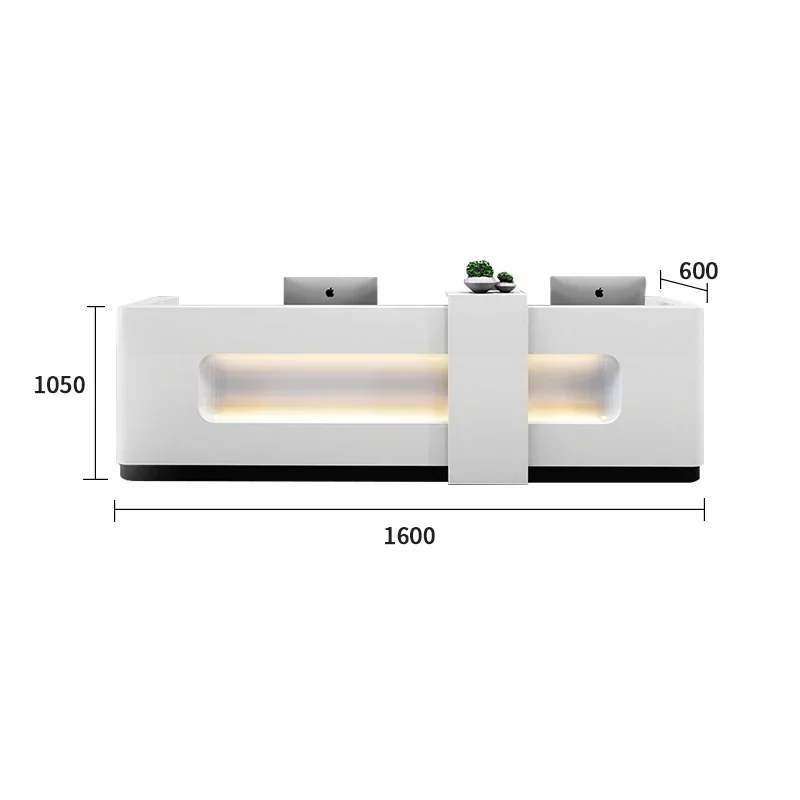 ホームカウンター美容サロン受付デスクスタイリッシュな北欧レトロオフィス受付デスクホワイトレセプティバライネゴシオ家具